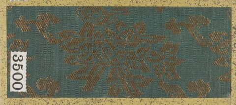 Vintage Patterned Fabric Swatch Sample