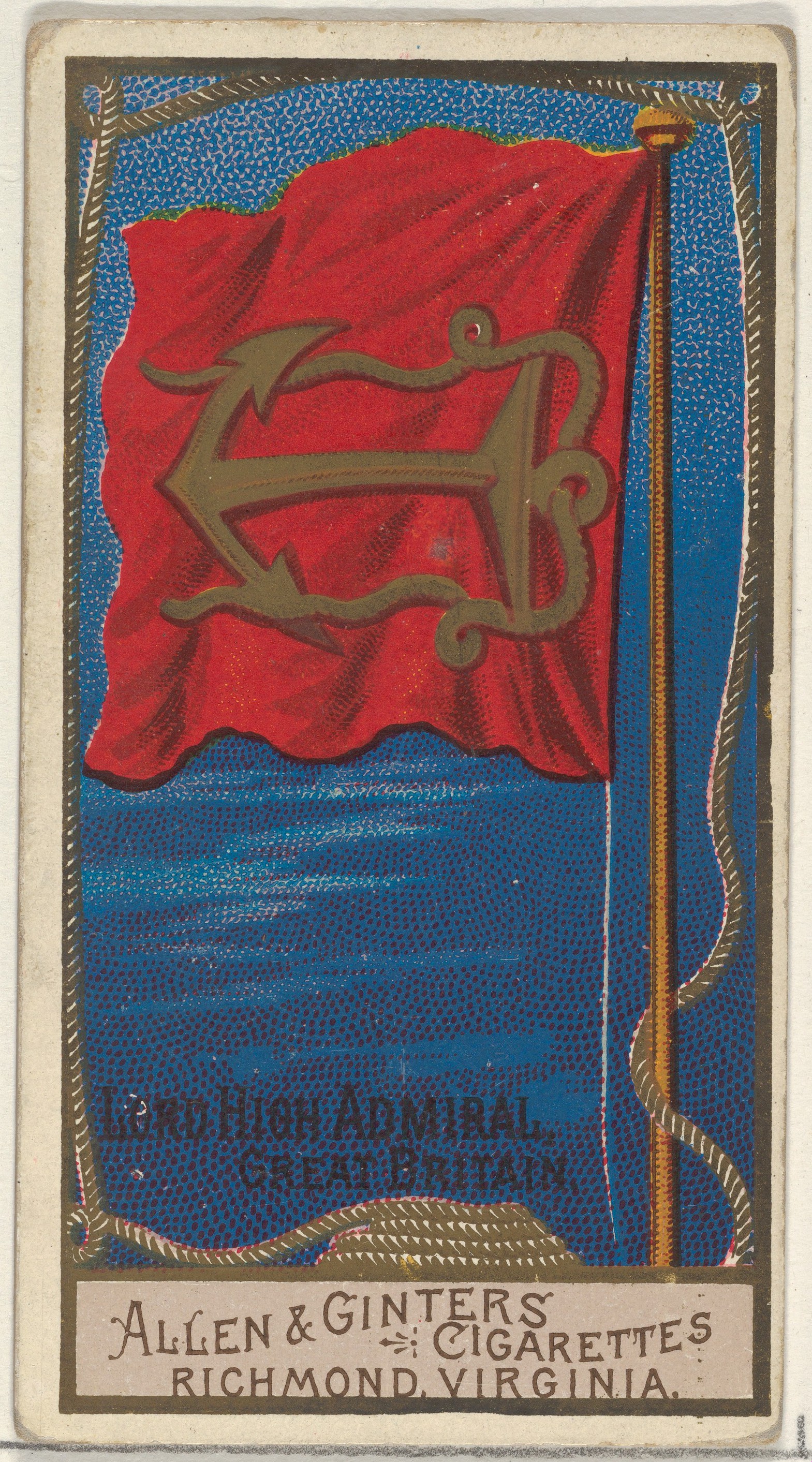 Lord High Admiral Great Britain Flag Card — Flags