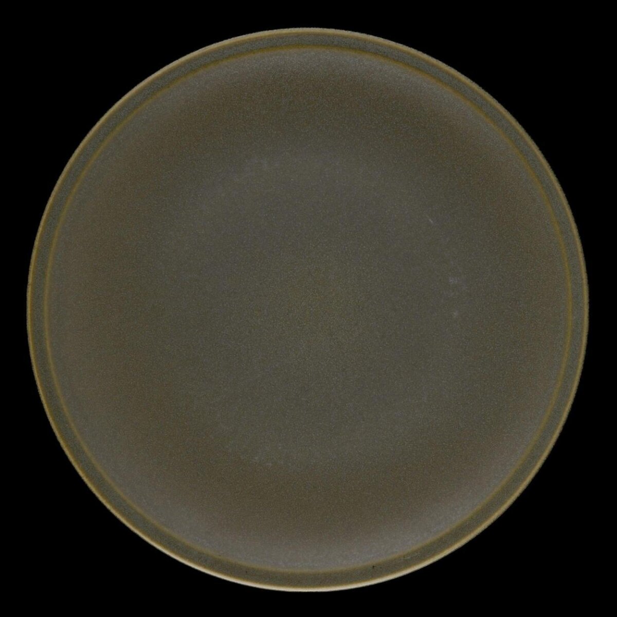 Plain Matte Round Ceramic Plate