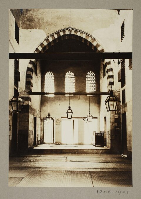 Vintage Islamic Prayer Hall Interior