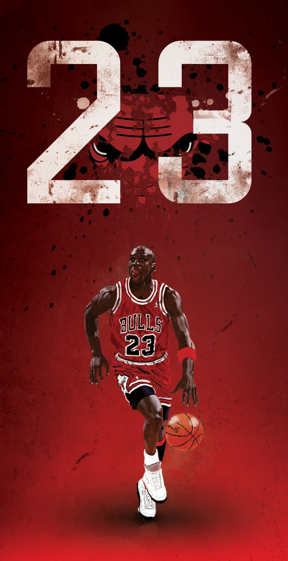 Michael Jordan 23 Basketball Art