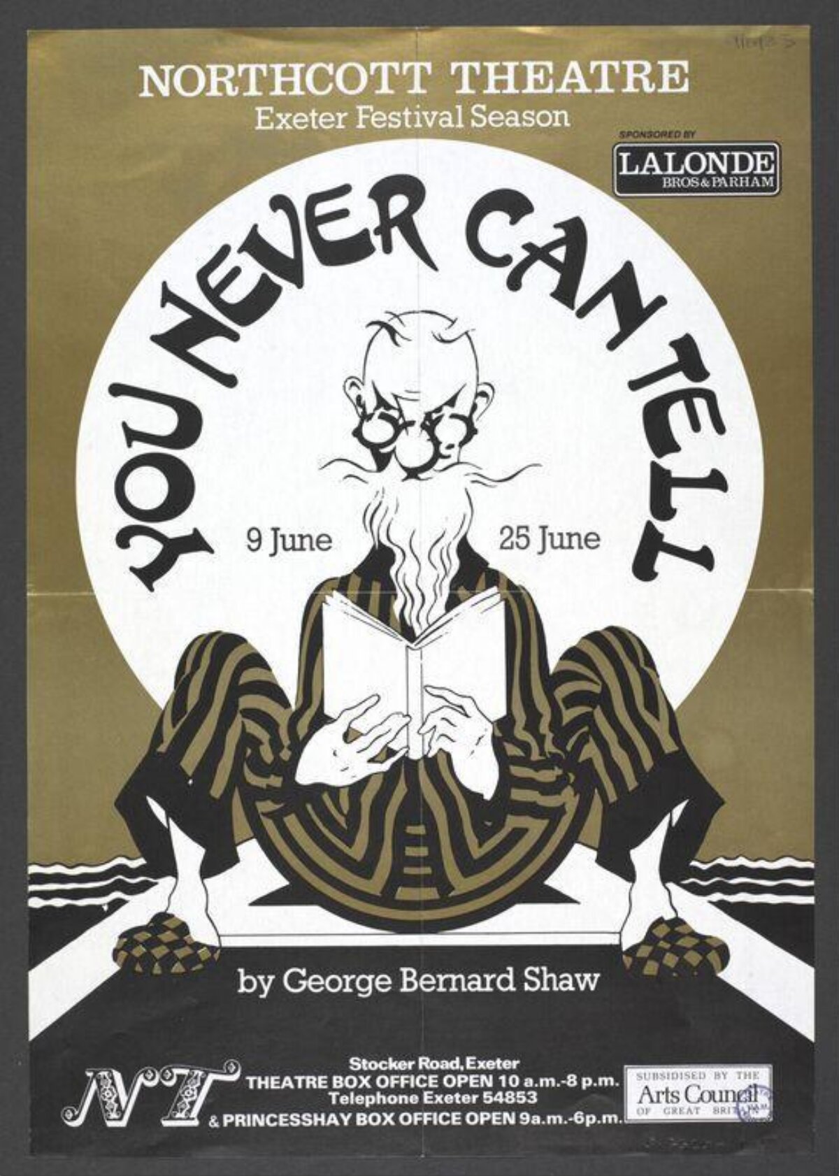You Never Can Tell Theatre Poster