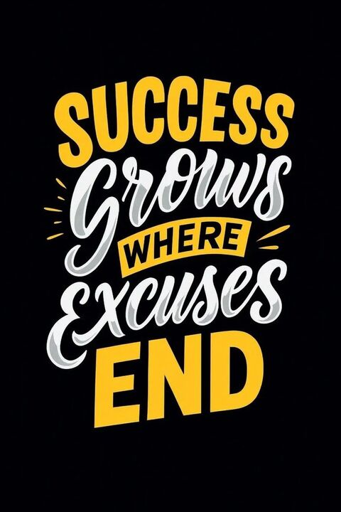 Success Grows Where Excuses End