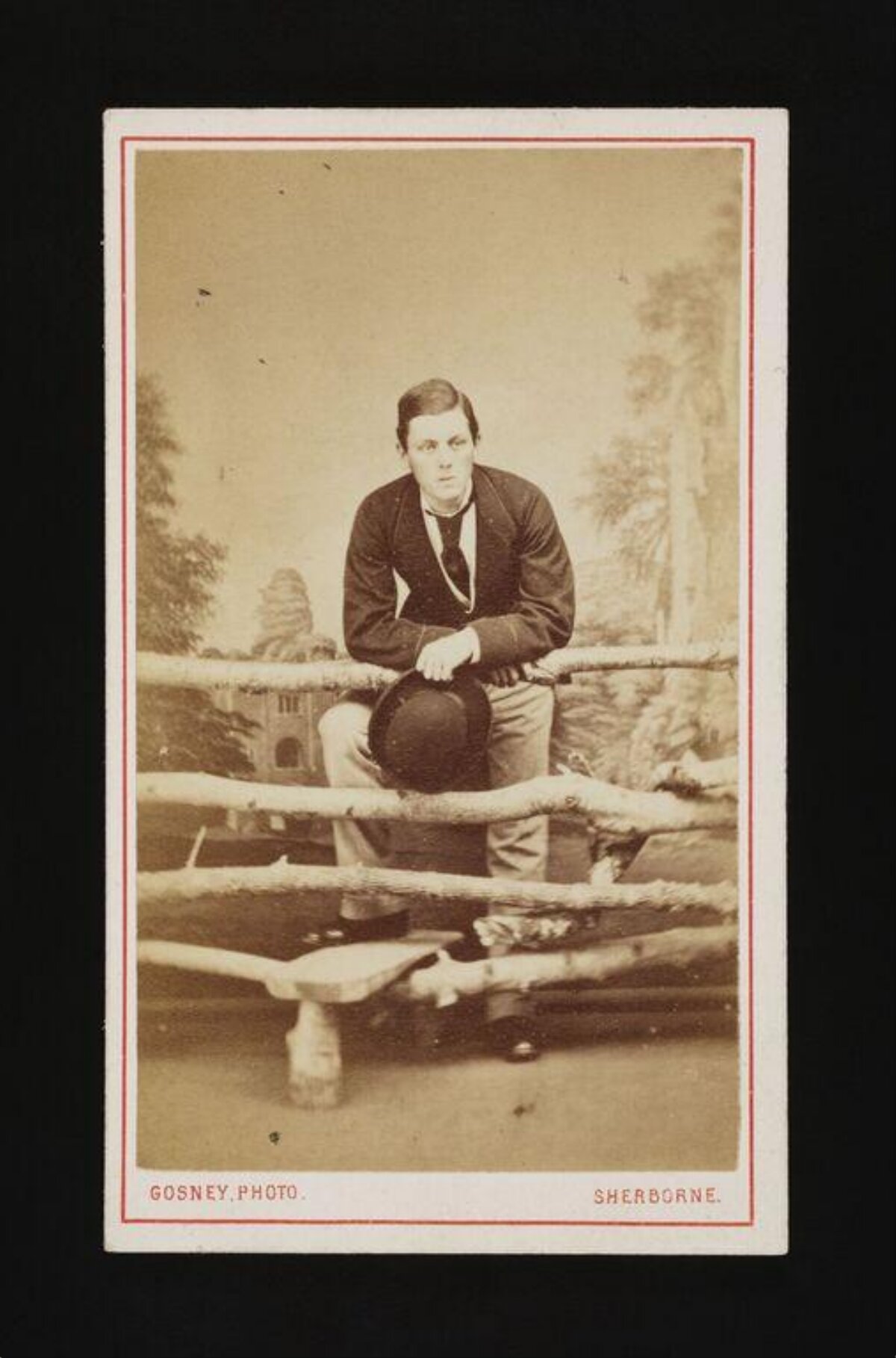Vintage Studio Portrait of a Young Man