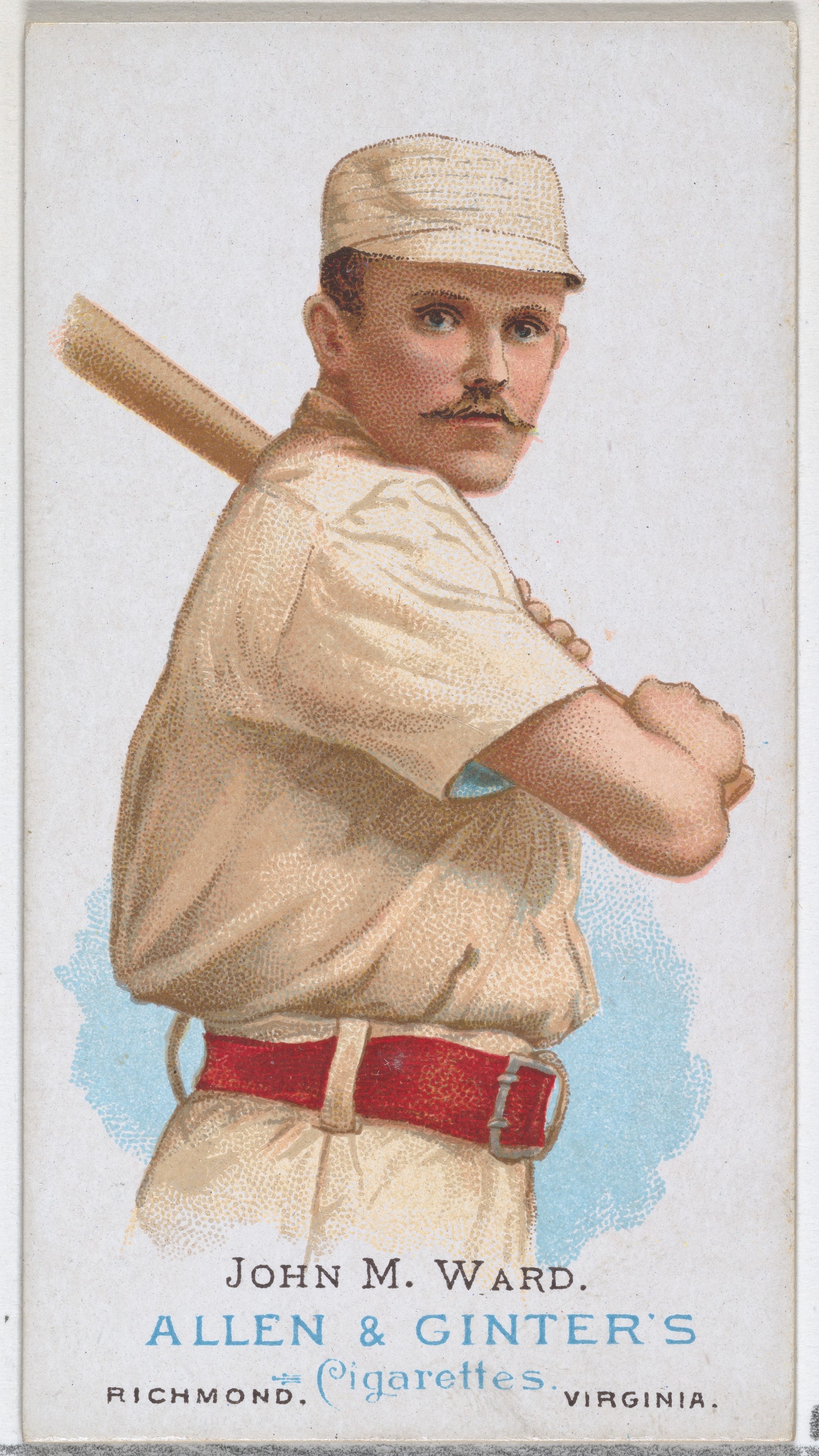 Vintage John M. Ward Baseball Cigarette Card
