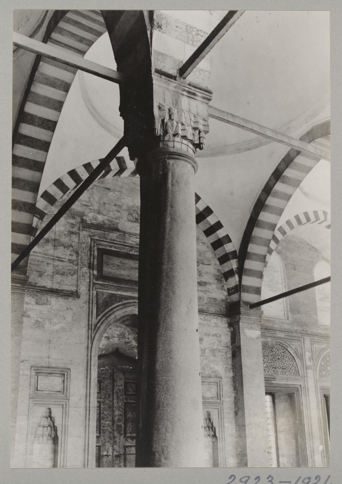 Ottoman Mosque Arcade Interior