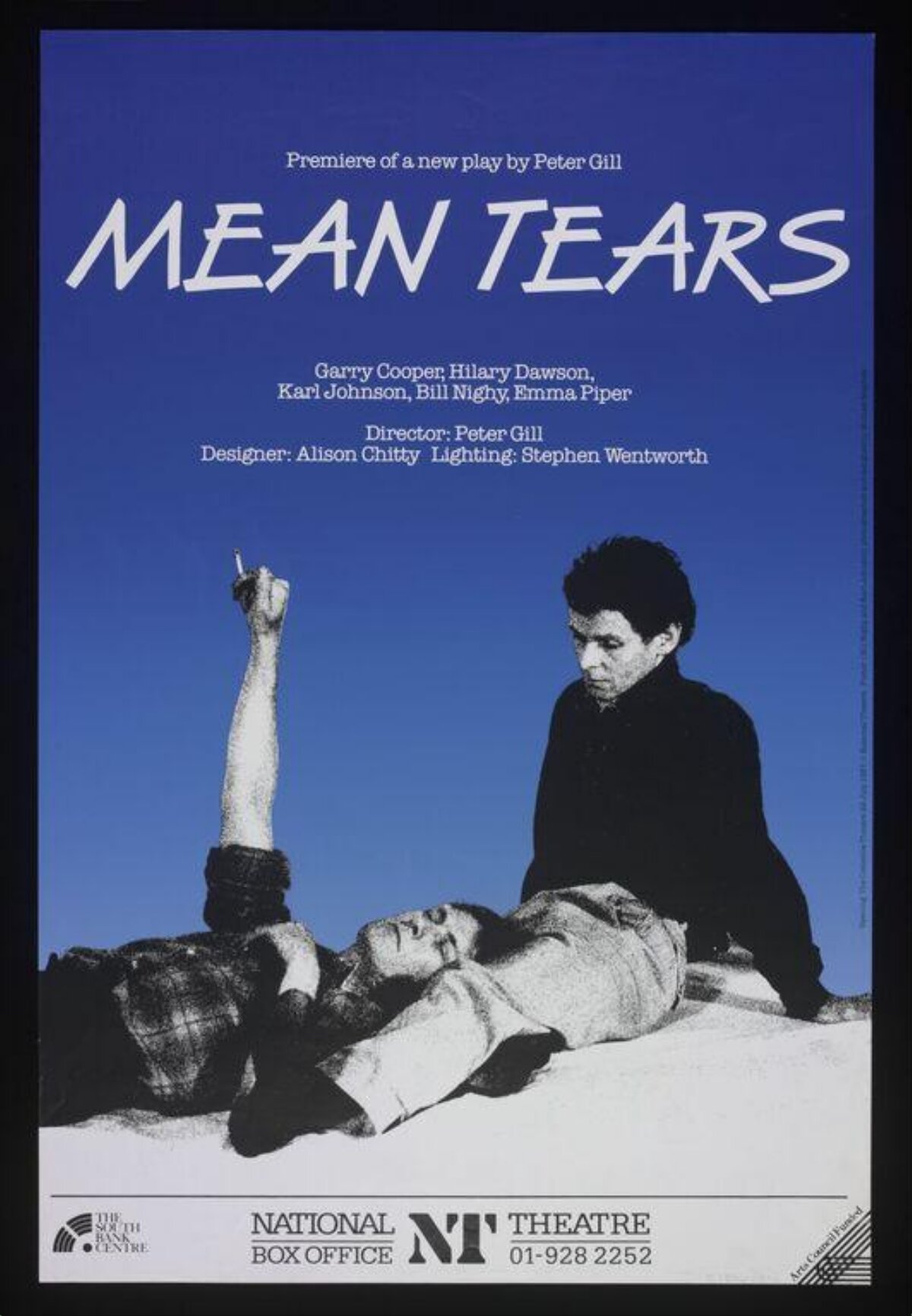 Mean Tears Theatre Play Poster