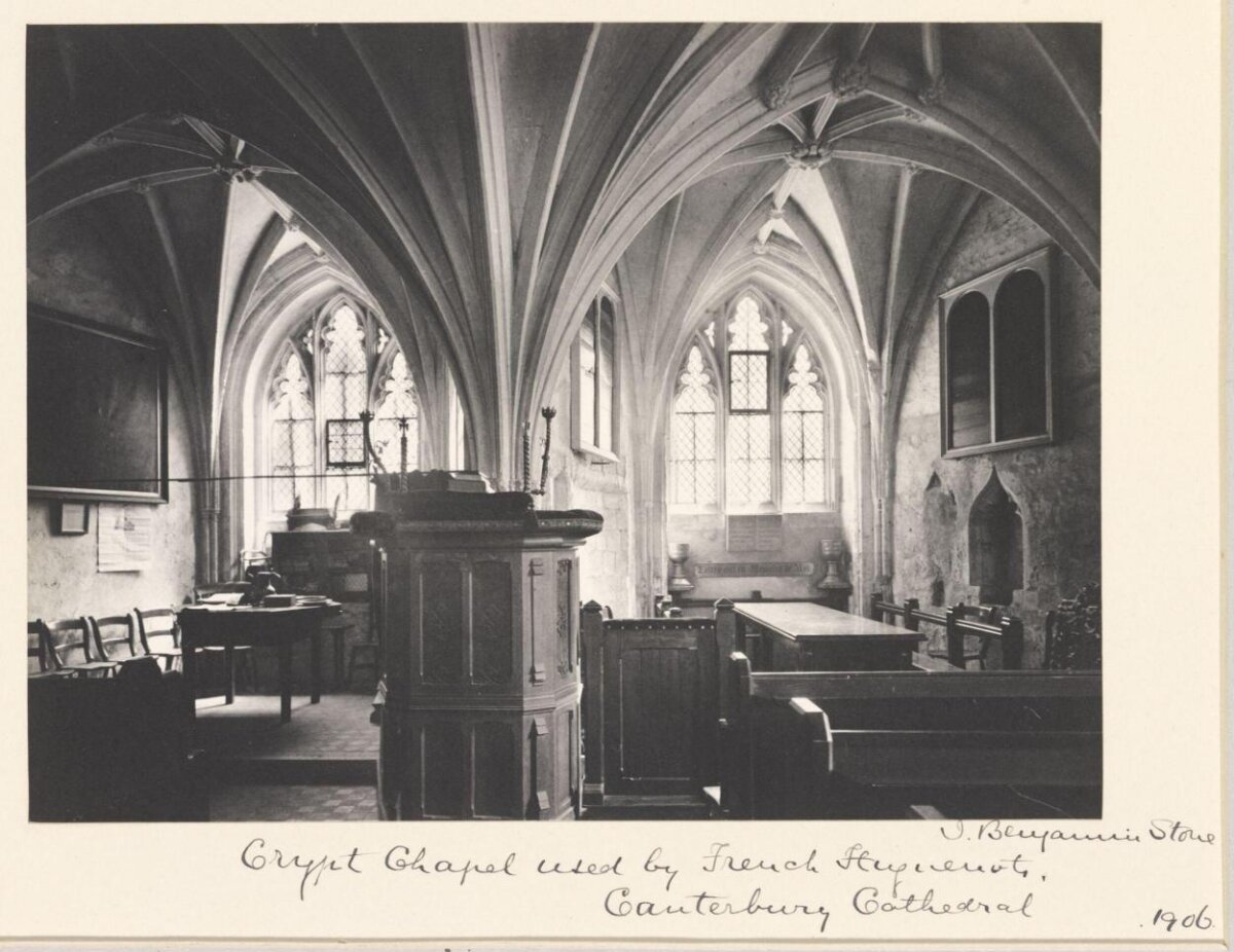 Canterbury Cathedral Crypt Chapel 1906