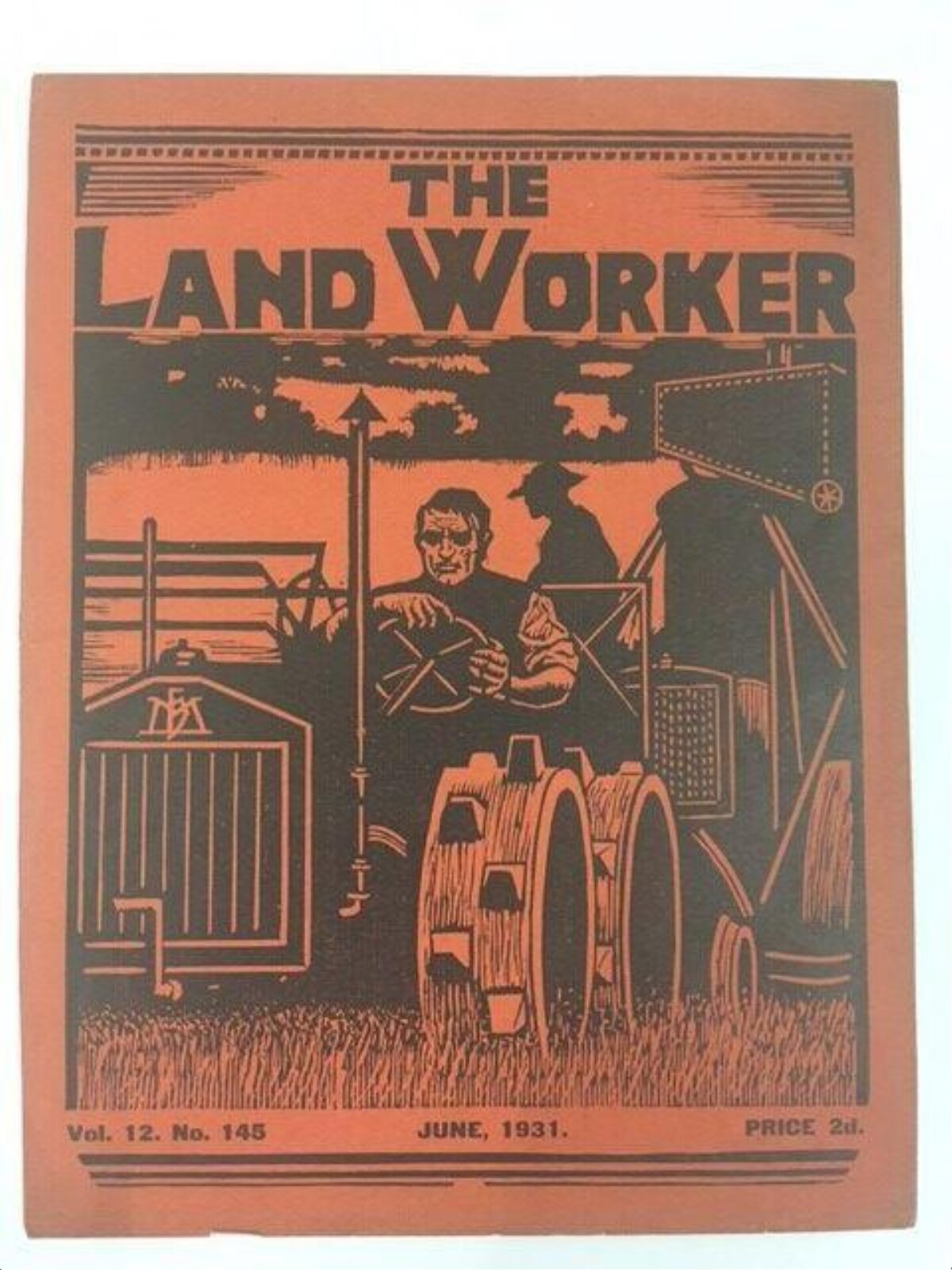 1931 The Land Worker Magazine Cover