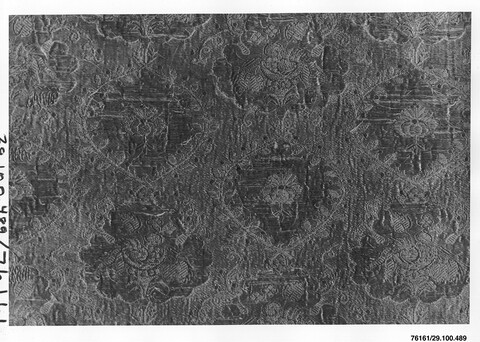 Antique Patterned Brocade Textile
