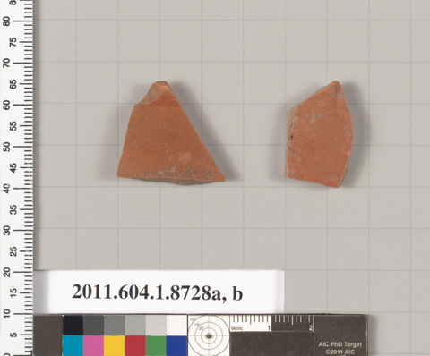 Two Terracotta Pottery Shards