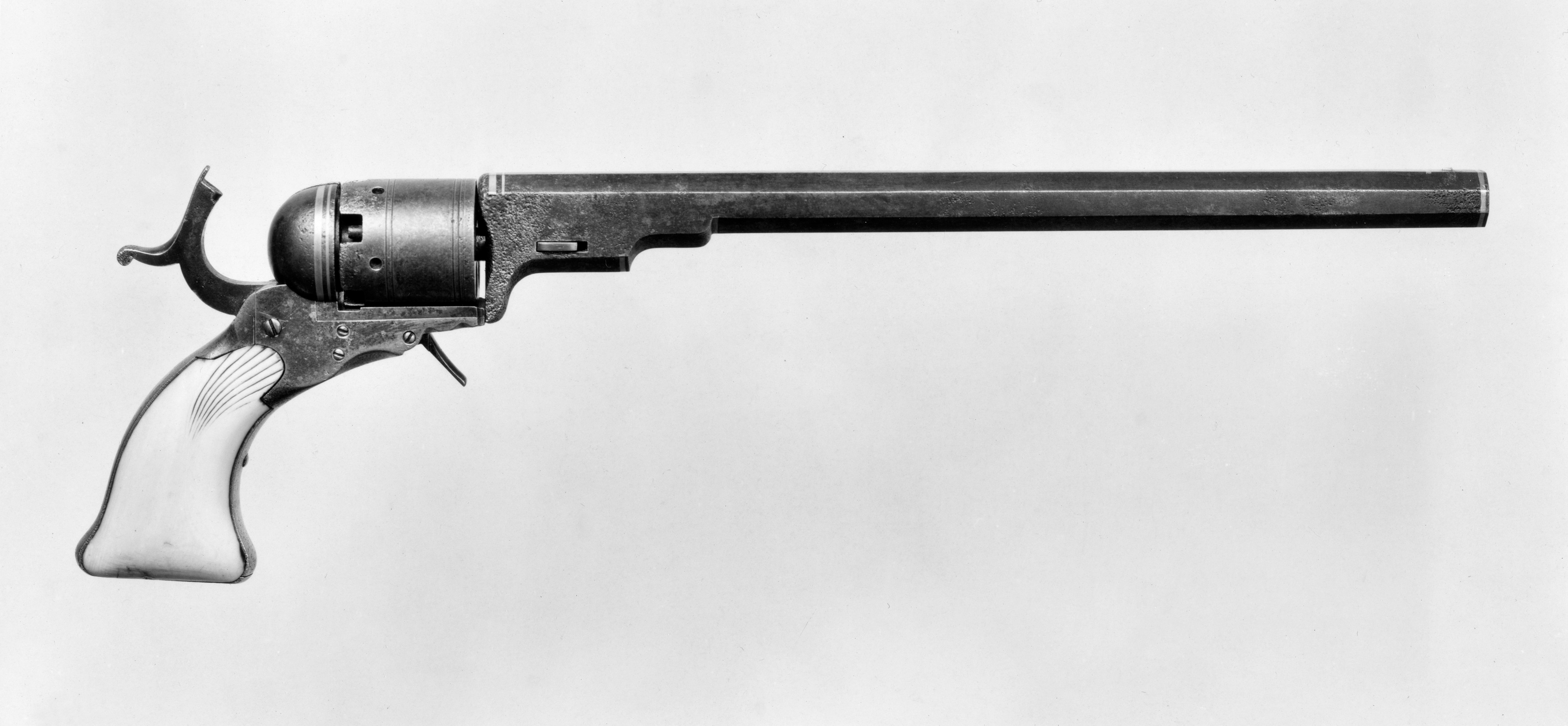 Antique Long Barrel Revolver
