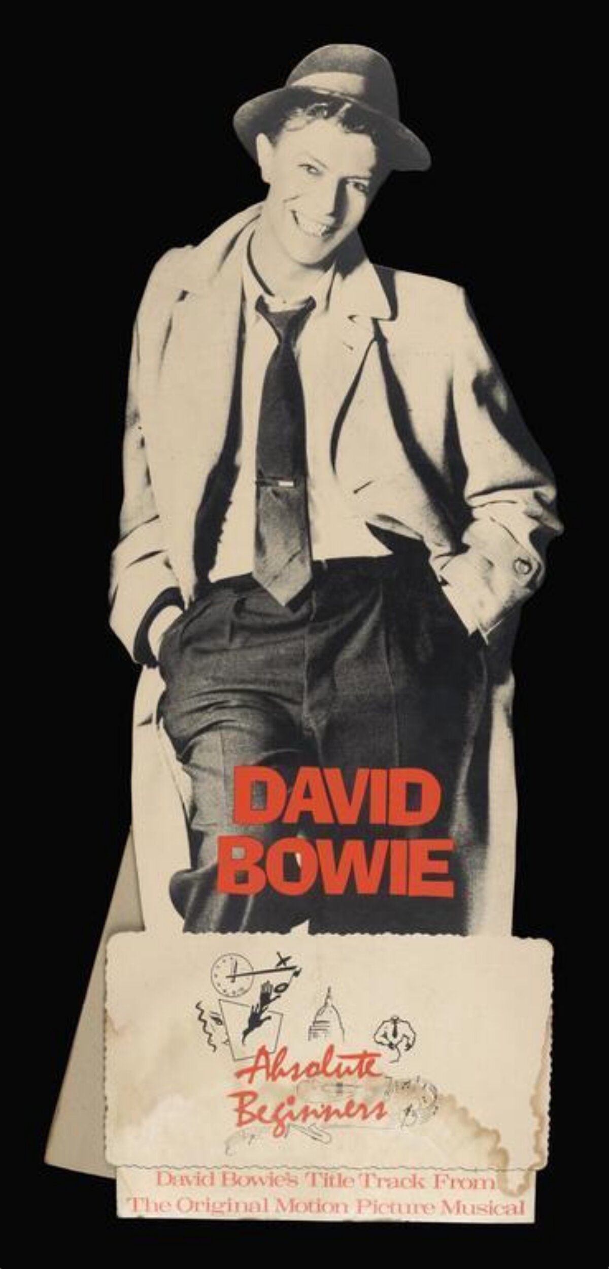 David Bowie Absolute Beginners Promo Standee