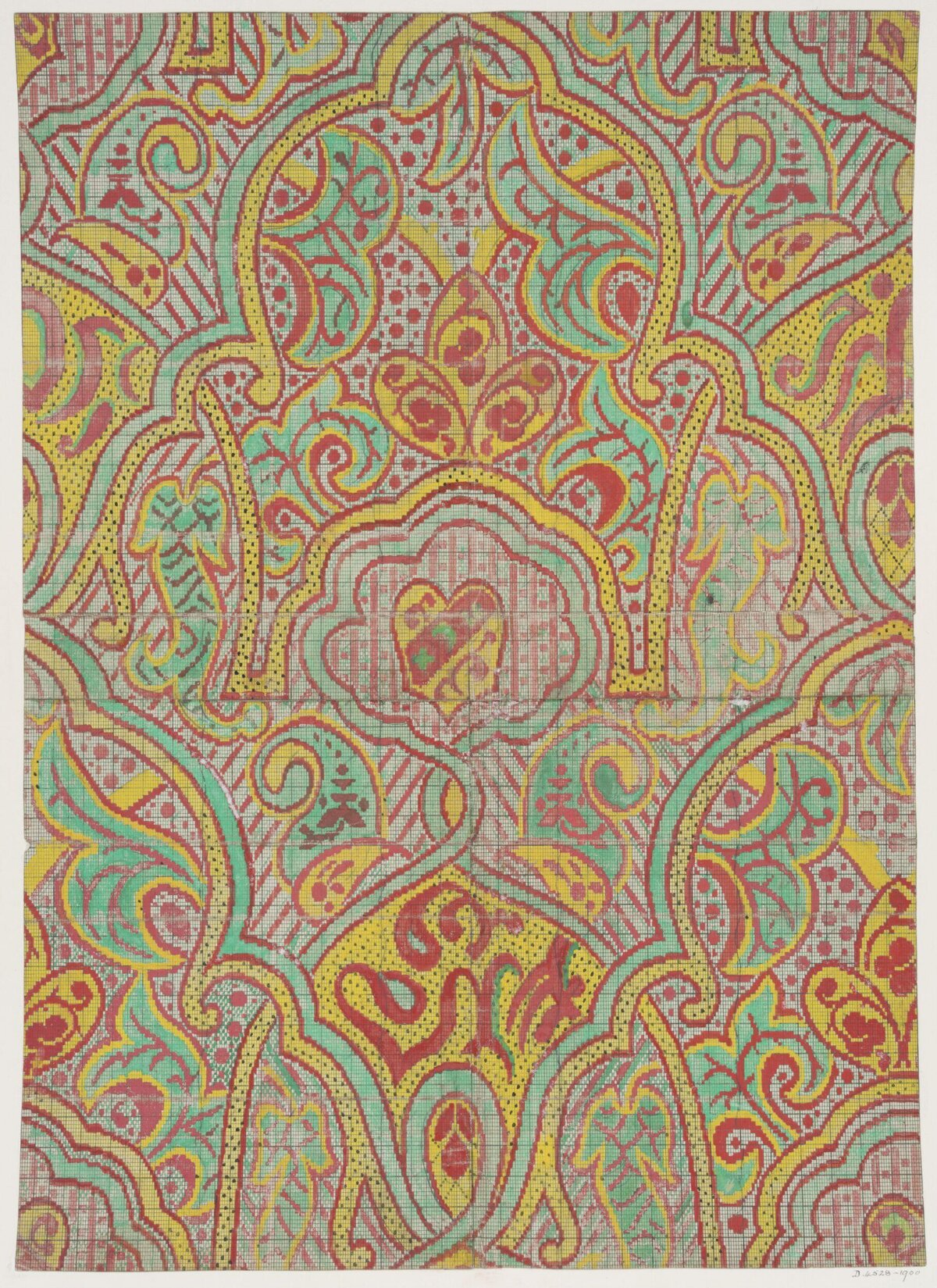 Ornate Paisley Textile Pattern