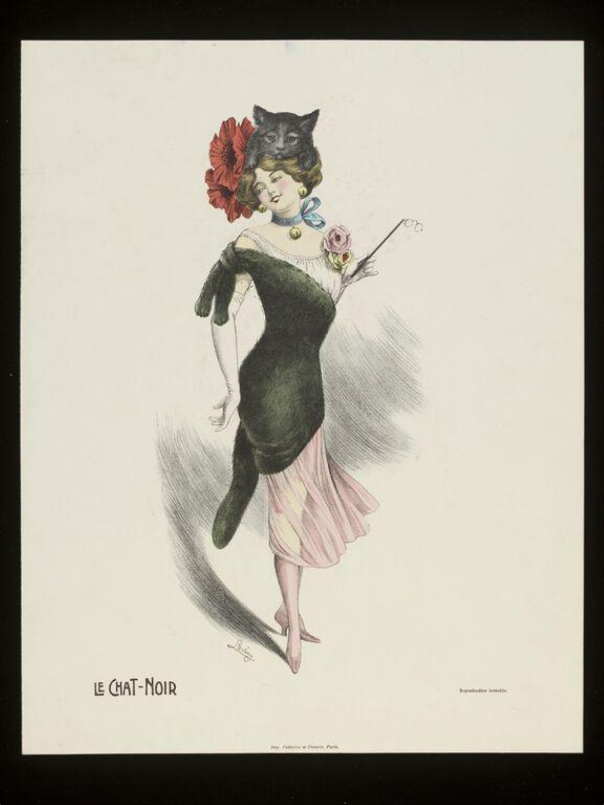 Le Chat Noir Vintage Illustration