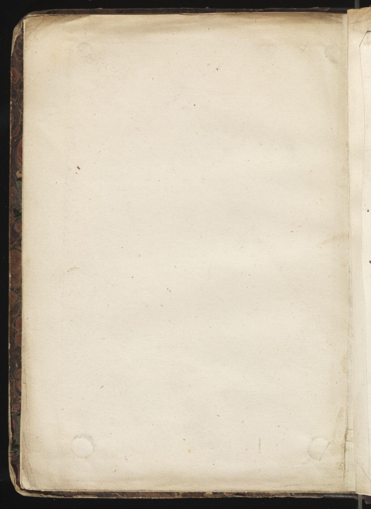 Blank Page of an Old Book — White Backgrounds