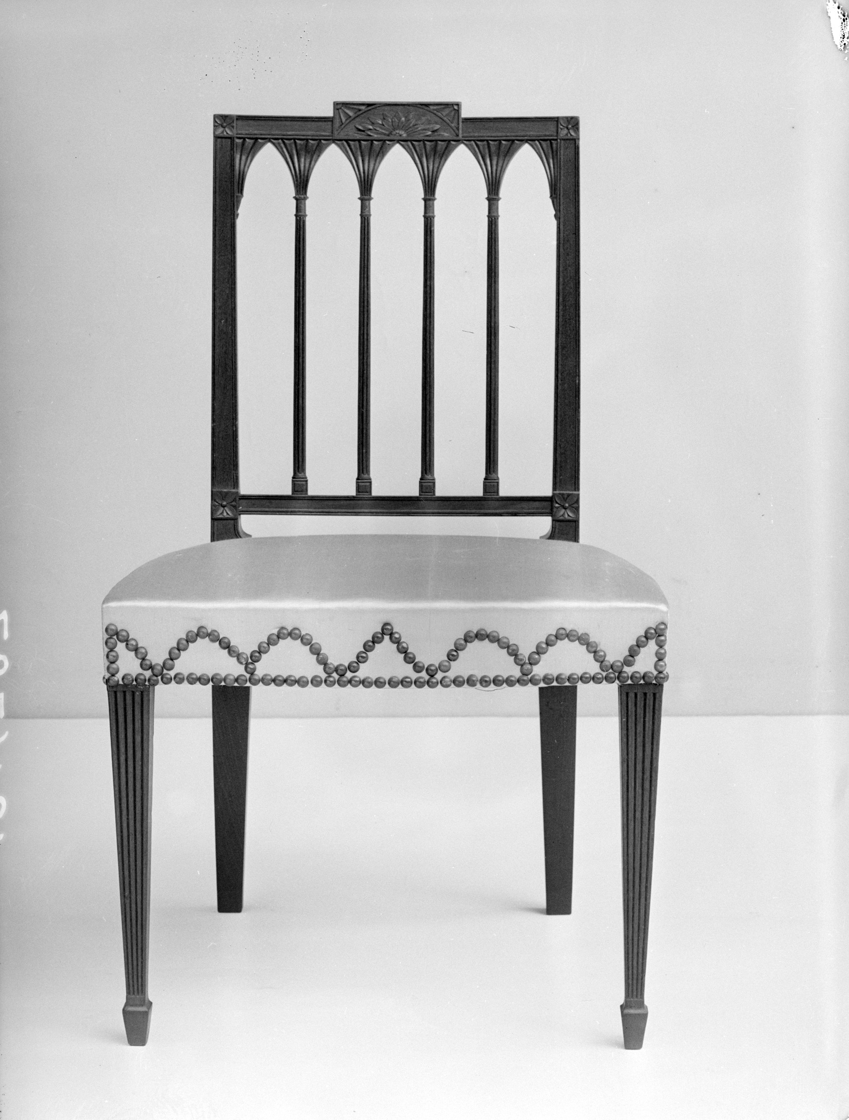 Antique Carved Wooden Side Chair