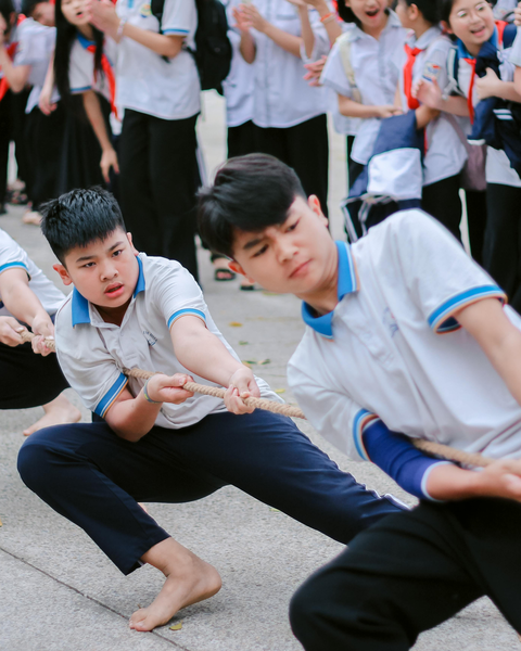 Students Tug of War Competition