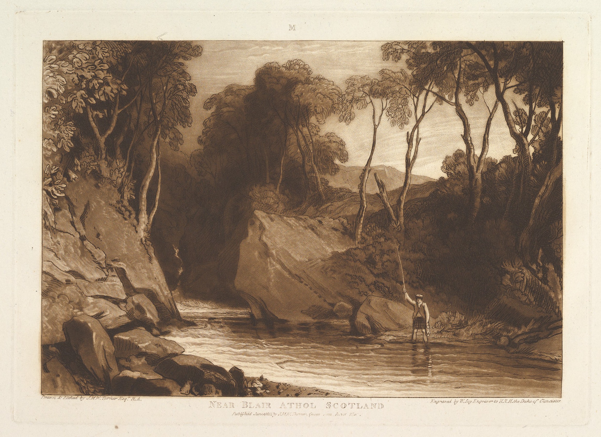 Near Blair Athol Scotland Fishing Scene