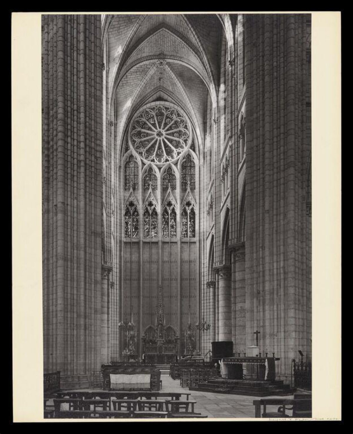 Interior of Gothic Cathedral