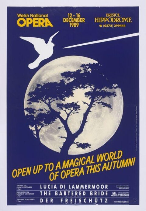 1989 Welsh National Opera Poster