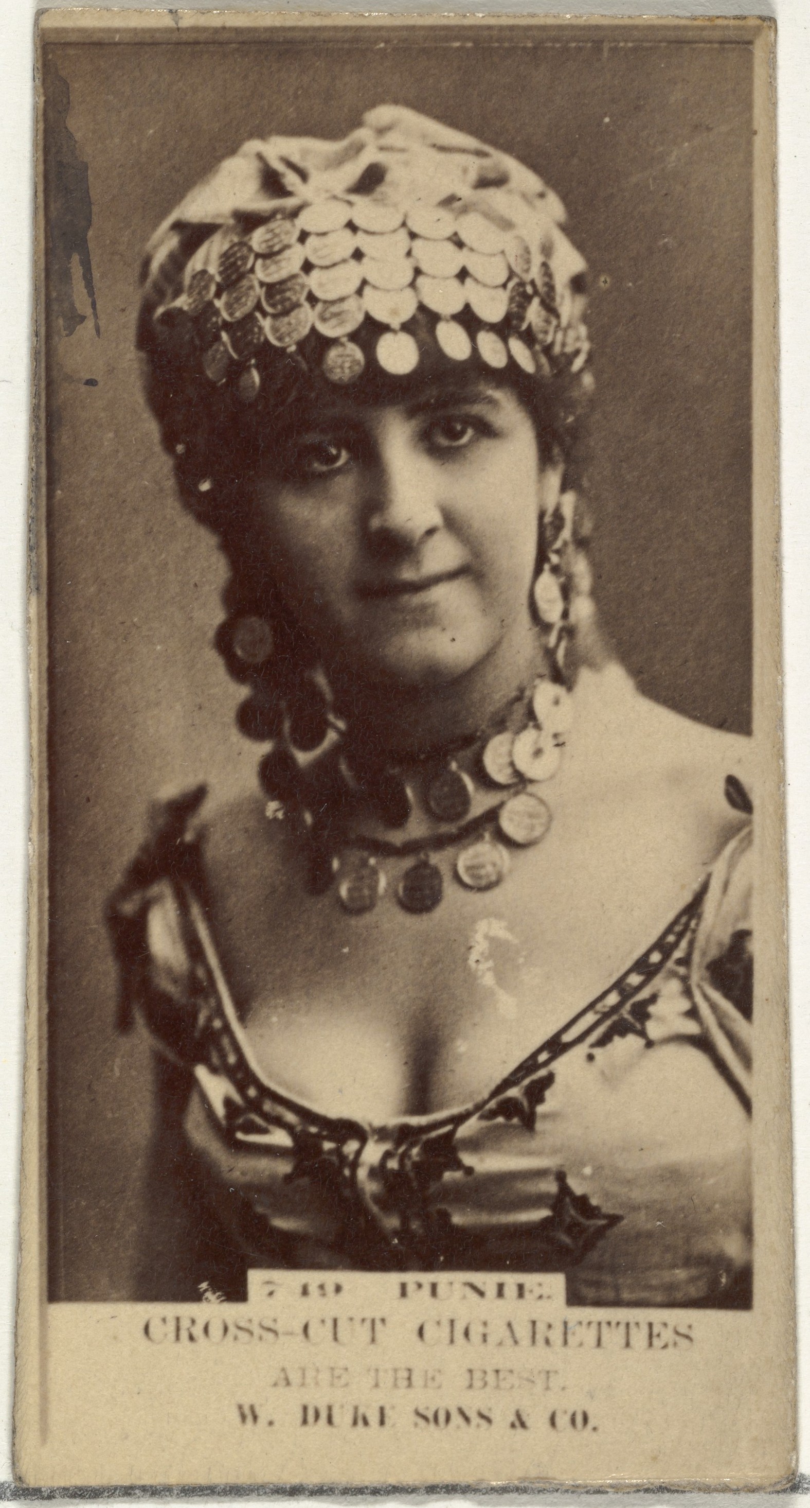 19th Century Actress Punie Cigarette Card
