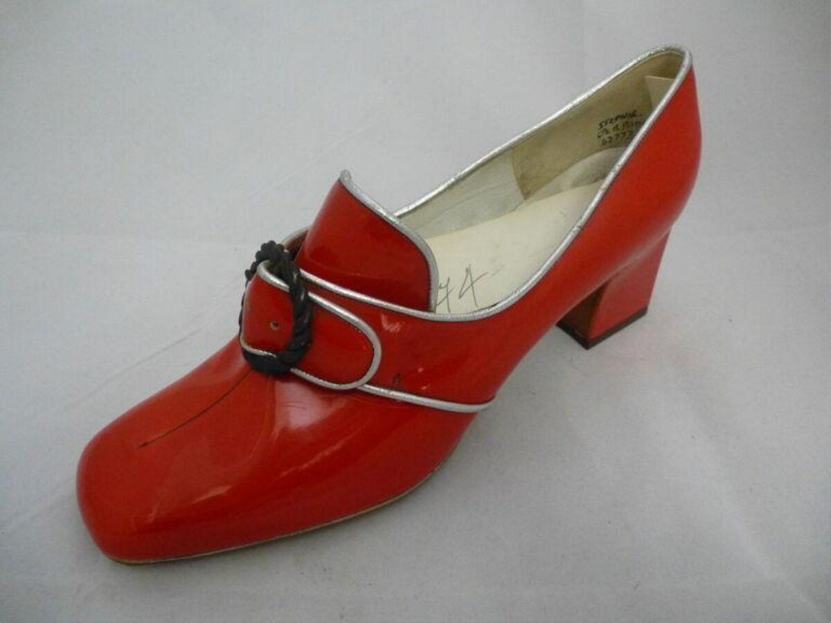 Red Patent Leather High Heel Shoe