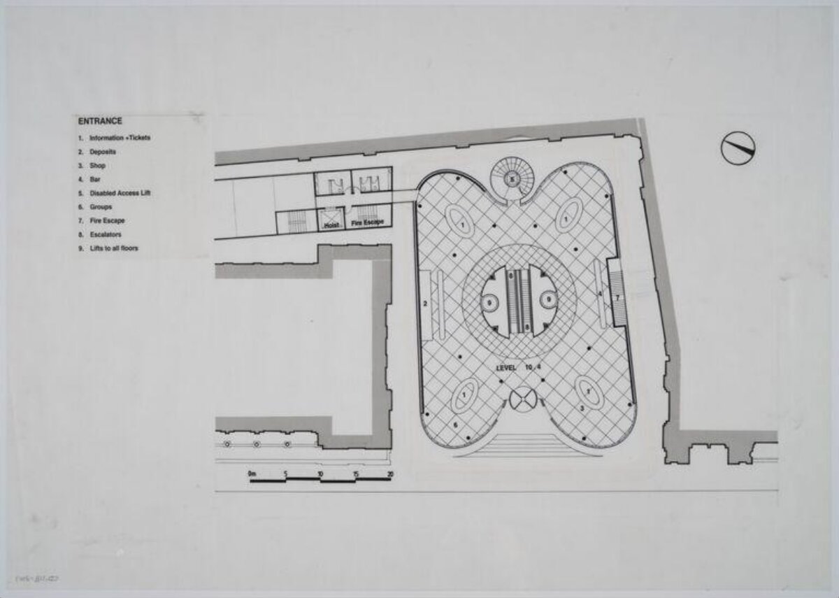 Building Entrance Level Floor Plan