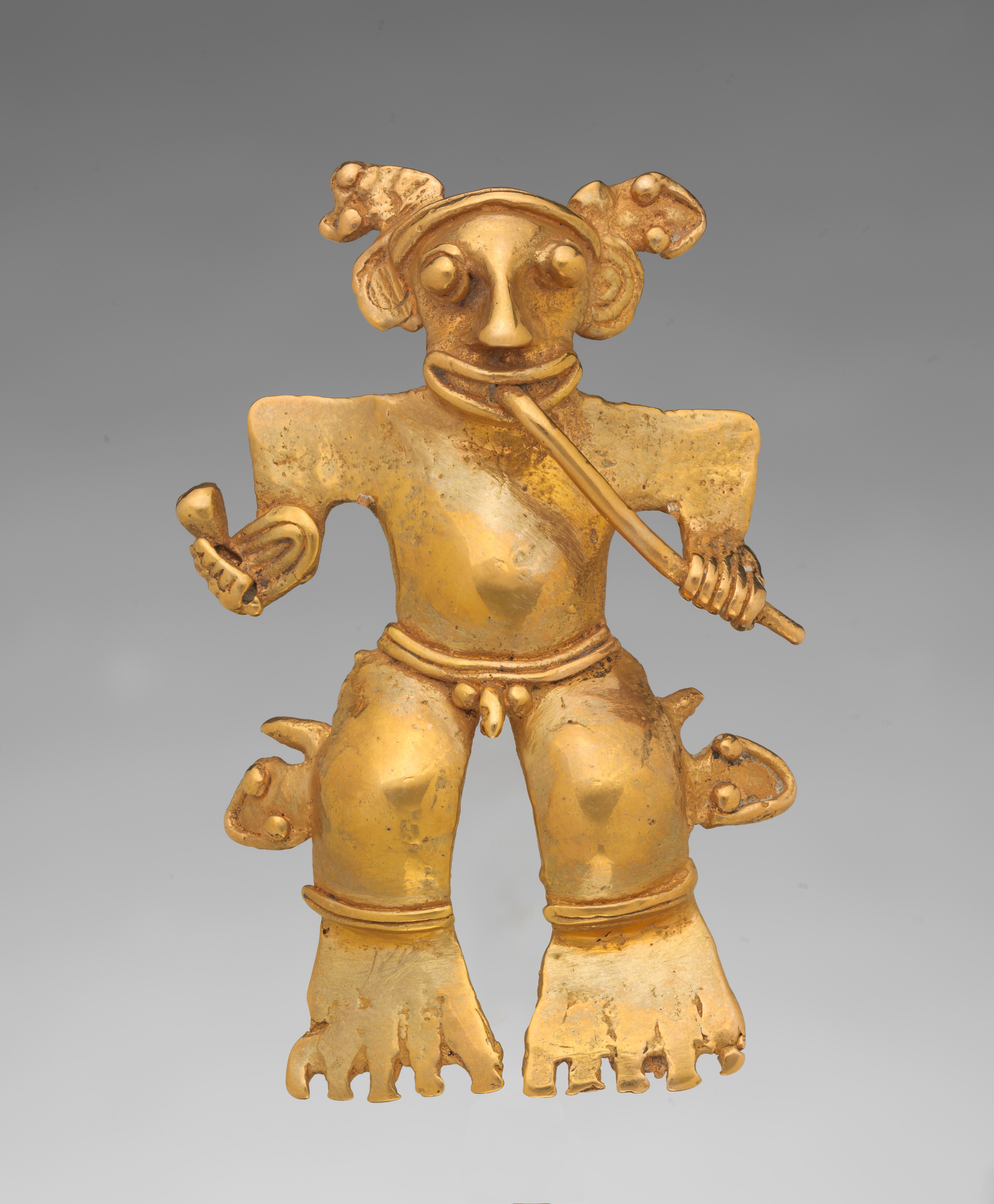 Ancient Golden Human Figurine