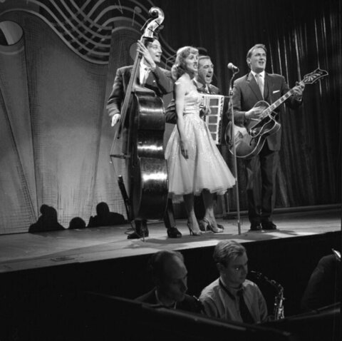 Vintage Band Stage Performance