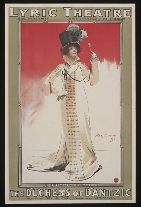 The Duchess of Dantzic Theatre Poster