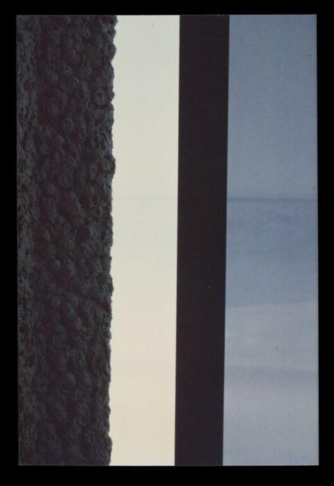 Abstract Vertical Minimalist Composition