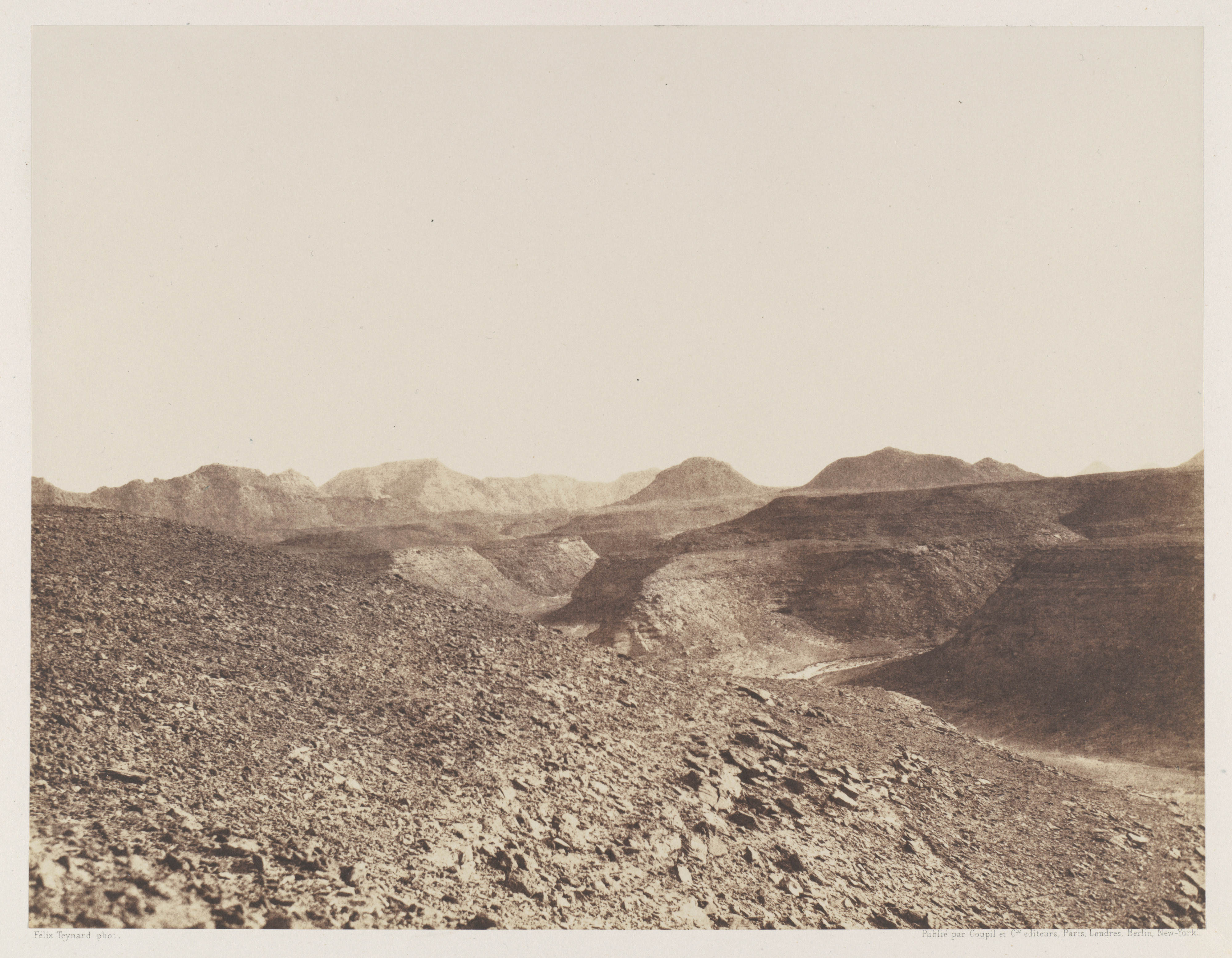 Arid Rocky Desert Mountain Landscape