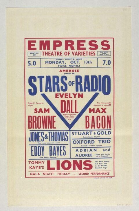 Vintage Empress Theatre Variety Show Poster