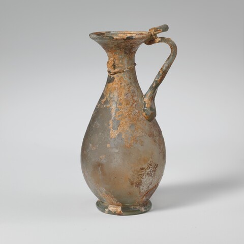 Ancient Glass Handled Ewer