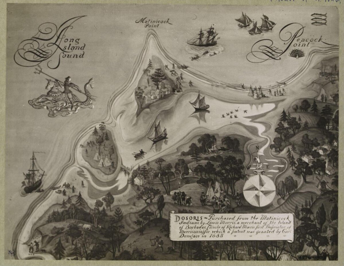 1685 Dosoris Land Purchase Map