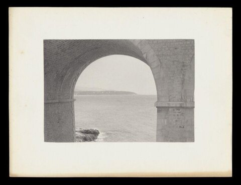 Sea View Through Stone Arch