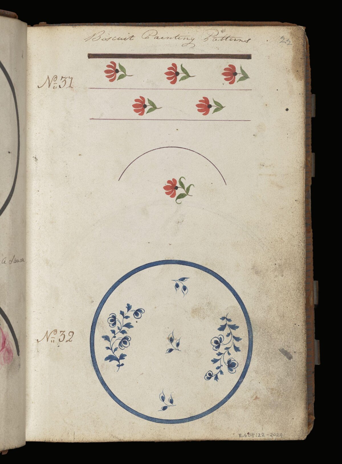 Antique Biscuit Painting Pattern Page