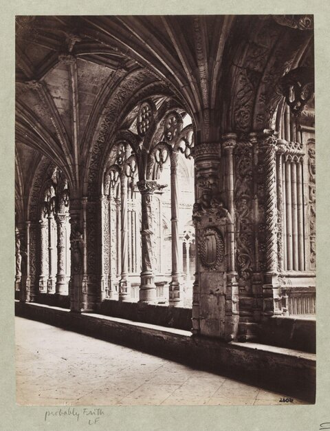 Carved Stone Cloister Arcade