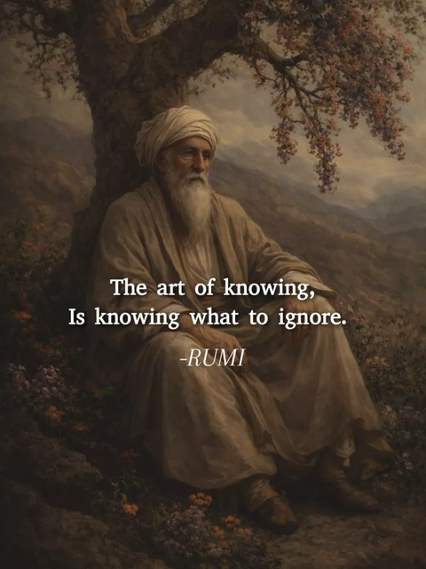 Rumi Quote Illustration