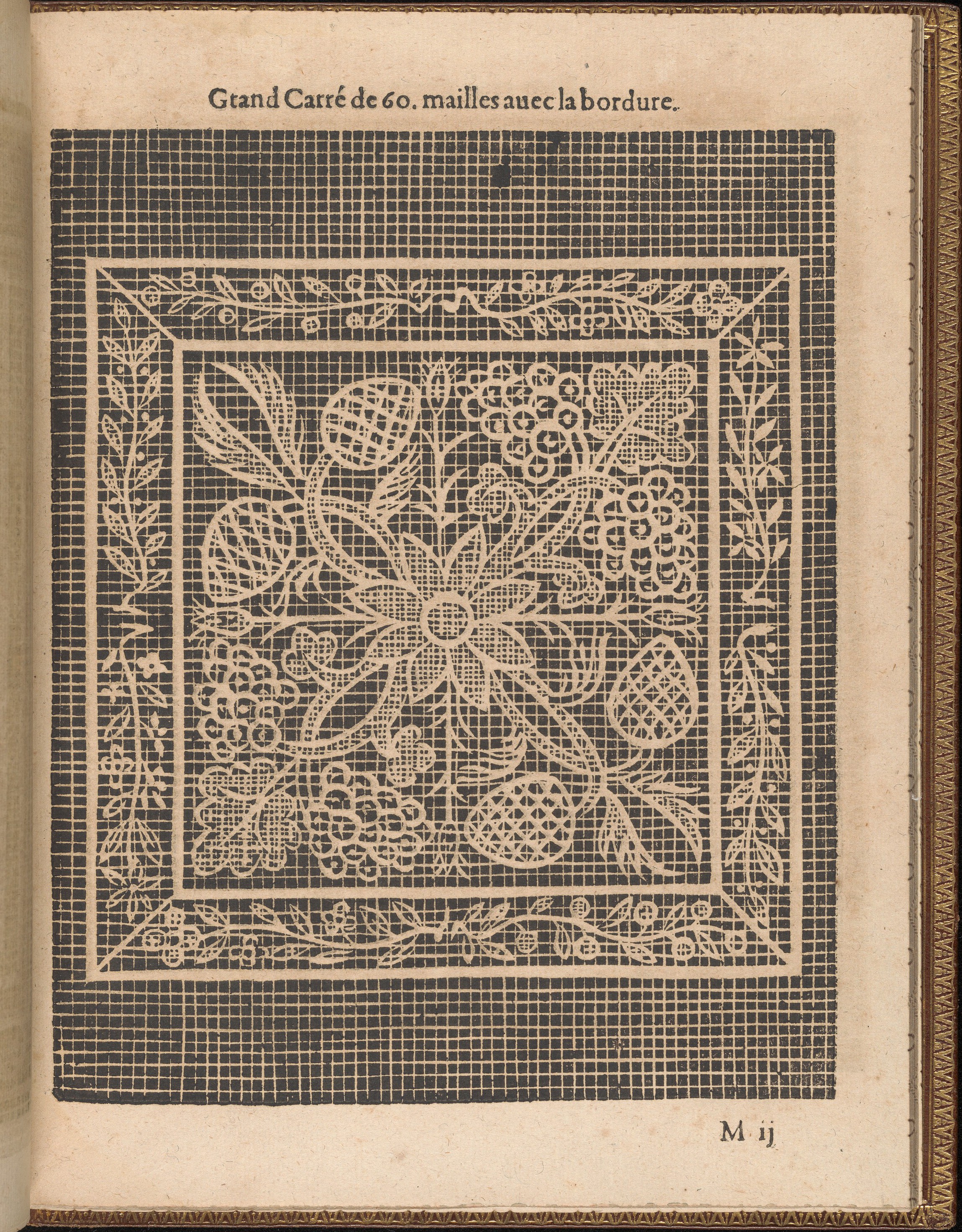 Antique Floral Lace Pattern