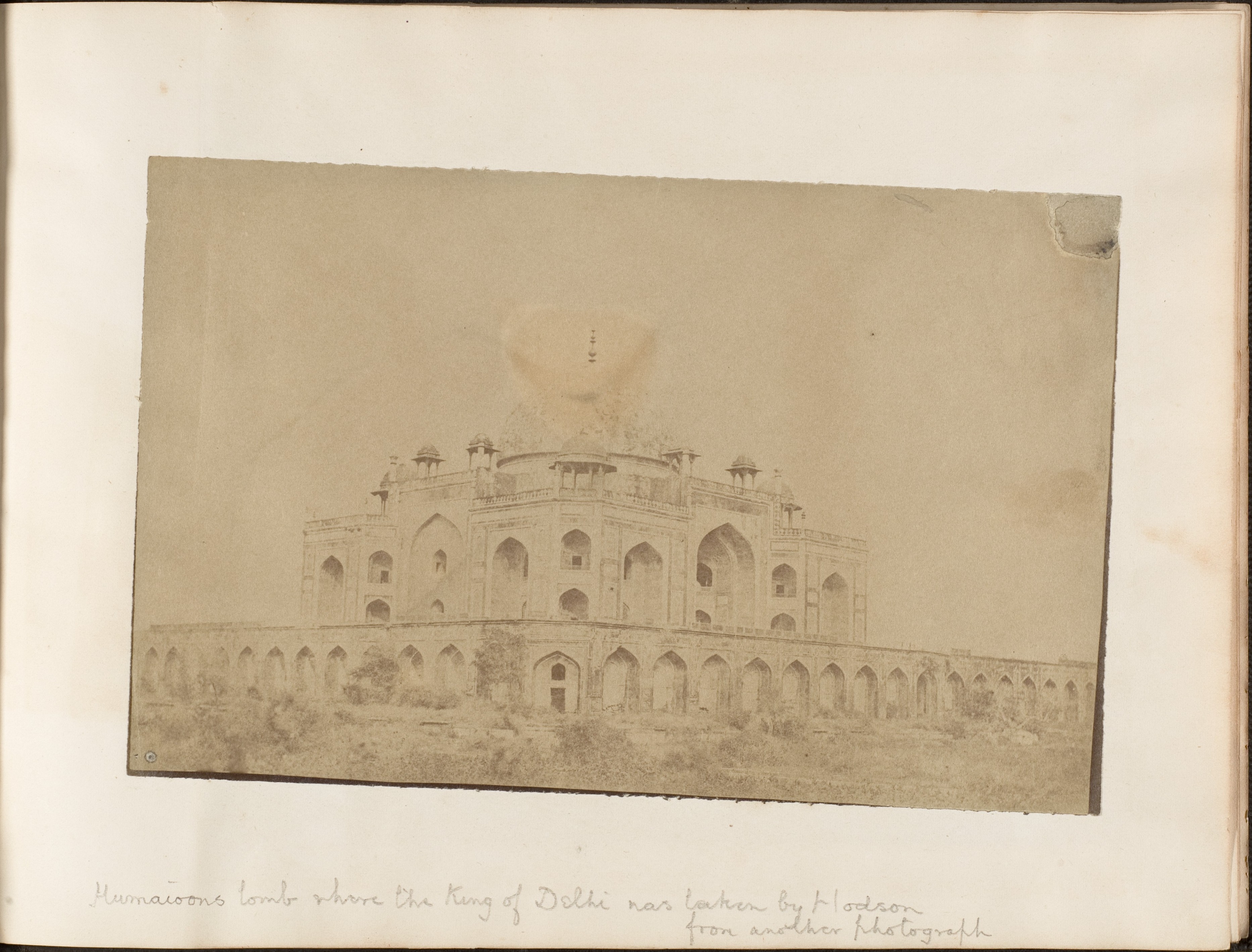 Old Photograph of Humayun's Tomb