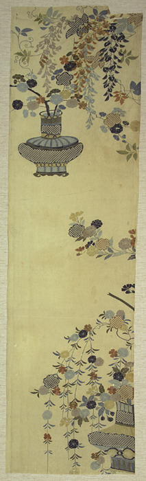 Traditional Scroll With Floral Vases