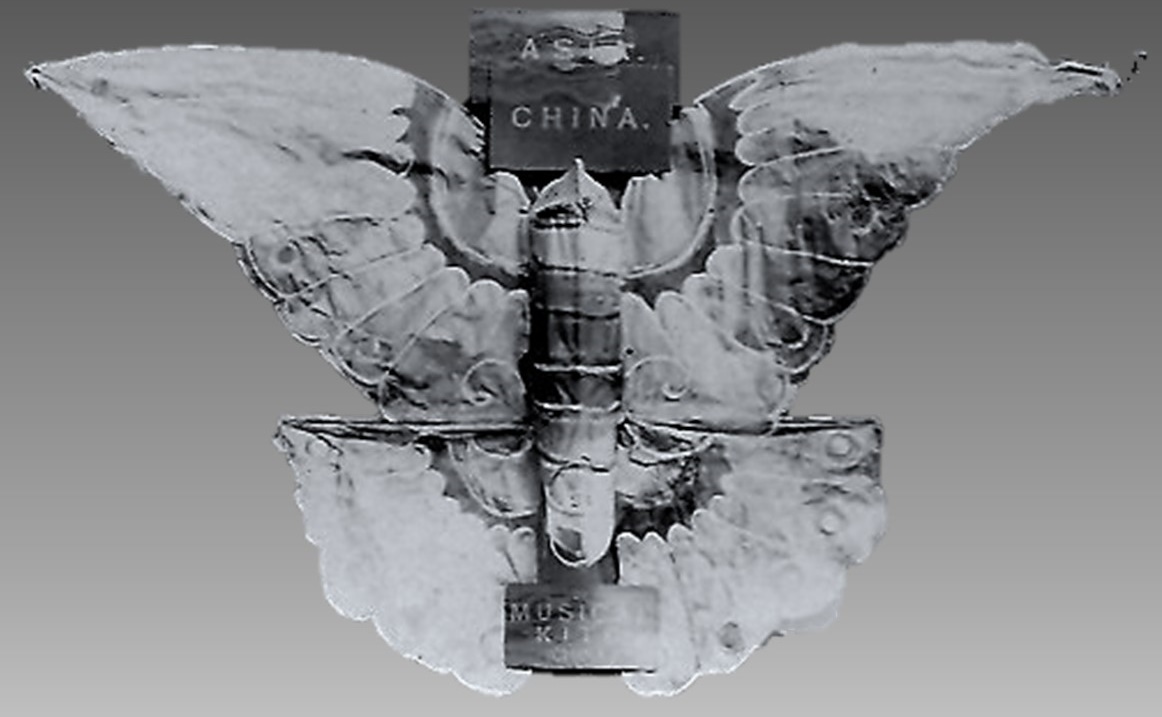 Vintage Eagle Badge With China Inscription — Logos