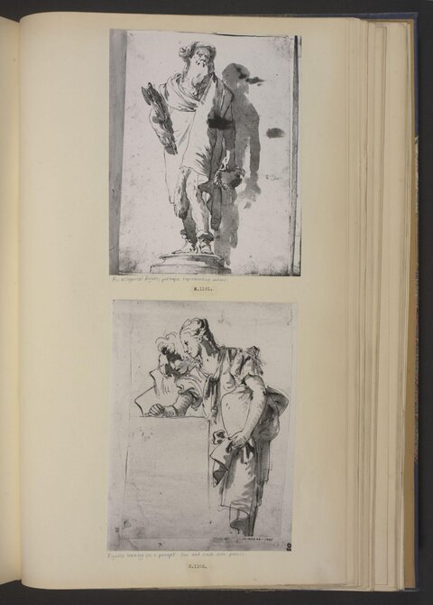 Two Figure Sketches in Open Album