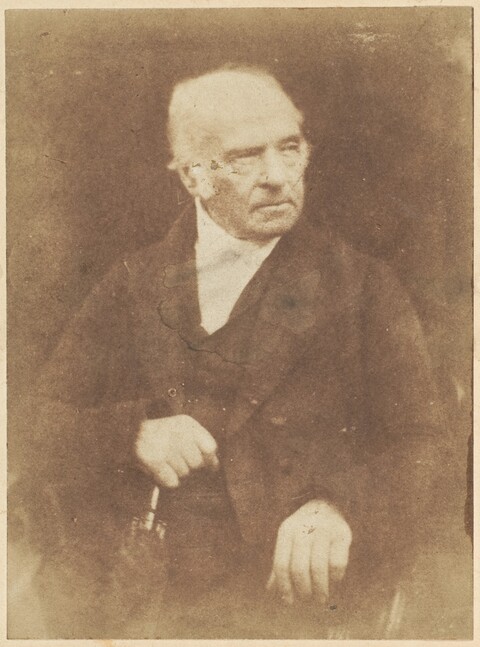 Vintage Half-Length Portrait of Elderly Gentleman