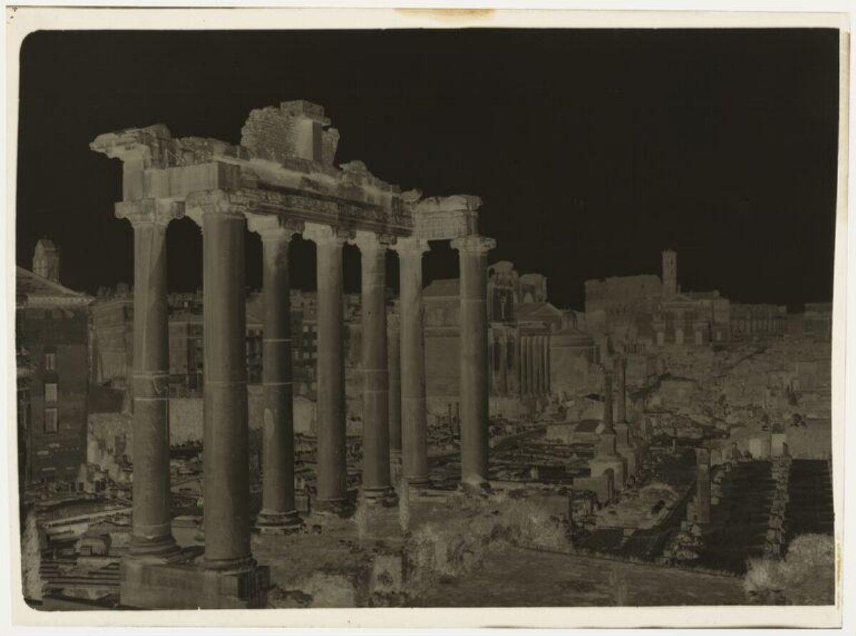Ancient Roman Temple Ruins