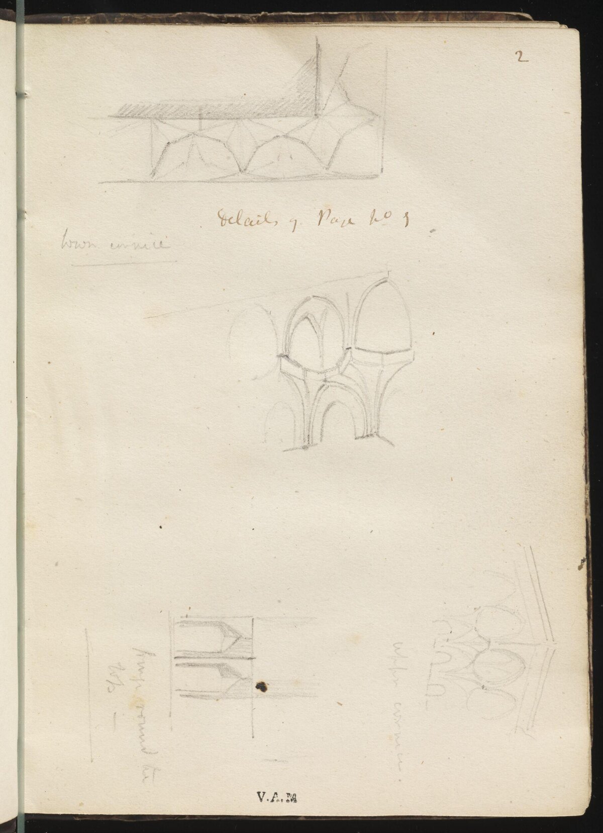 Gothic Architecture Study Sketches