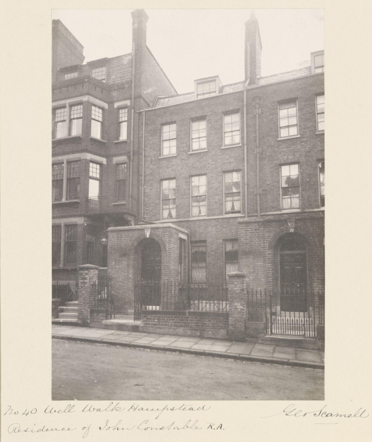 Residence of John Constable at Hampstead