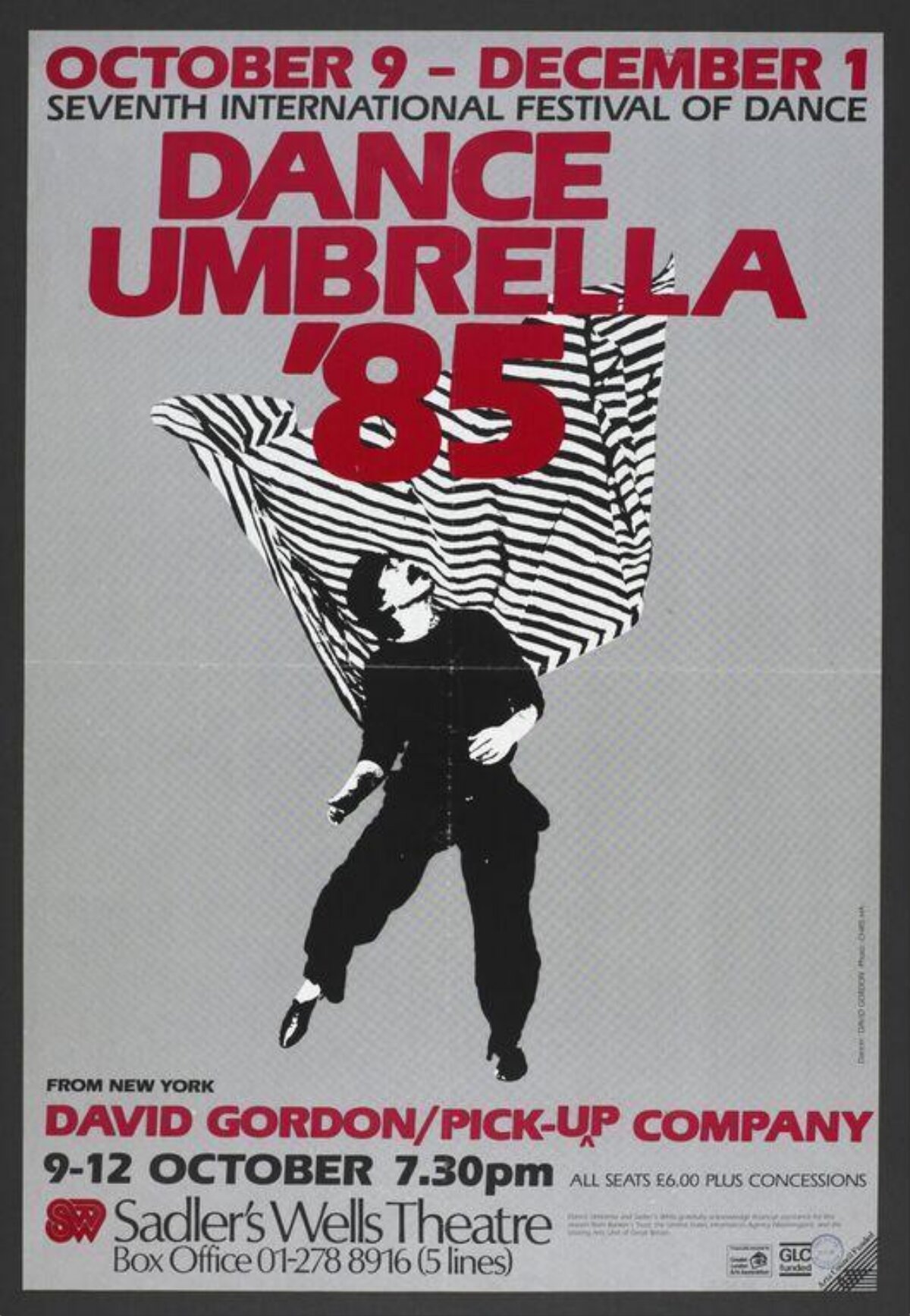 1985 Dance Umbrella Festival Poster